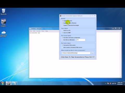 Simple Screenshot Capture Software