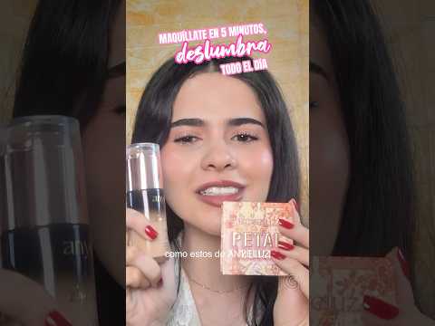 Logra un look fresco y natural en 5 min con la base hidratante + rubor Petal Blush de Anyeluz💧🌸