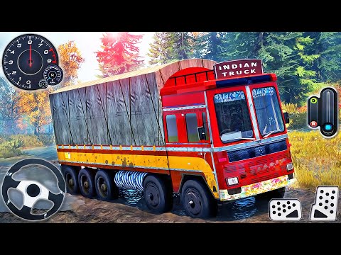 Indian Truck Offroad Simulator - Heavy Cargo Truck Mountain Drive - Android GamePlay