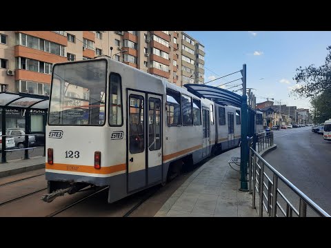 Pe linia 16, cu V3A-93 123 ||| "Rocin" - "Grigore Moisil"