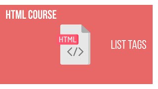 LIST TAGS | HTML COURSE