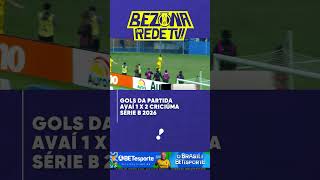 Gols da partida: Avaí 1 x 2 Criciúma - Série B 2026