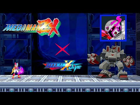 Mega Man ZX Aile vs Enhanced Vile MK-II「 Mega Man X Dive 」