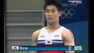 Kim Dae Eun (KOR) - Vault TF @ Athens Olympic Game