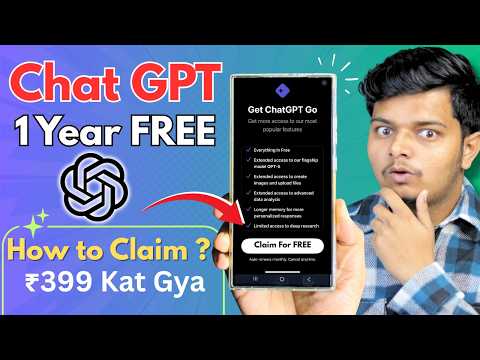 ChatGPT Go FREE in India | How to Claim ChatGPT GO for FREE
