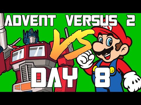 Advent Versus Day 8: Transformers VS Super Mario