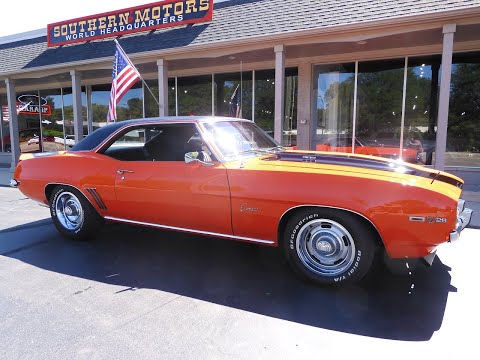 1969 Chevrolet Camaro Z28 $58,900.00