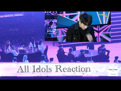 All Idols Reaction to (BTS) SMA 2019 (Fake Love + VCR + IDOL + DAESANG + Encore Stage)