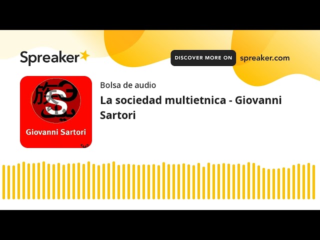 Vídeo relacionado con La sociedad multietnica: pluralismo, multiculturalismo y extranjeros