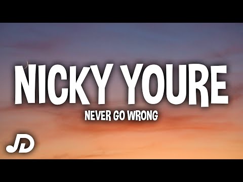 Nicky Youre & David Hugo - Never Go Wrong (Lyrics) "Yeah I know that this’ll never go wrong"