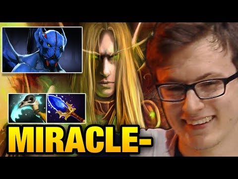 Miracle- [Invoker] VS ComeWithMe [Puck] MiLAN Roaming too good Dota 2