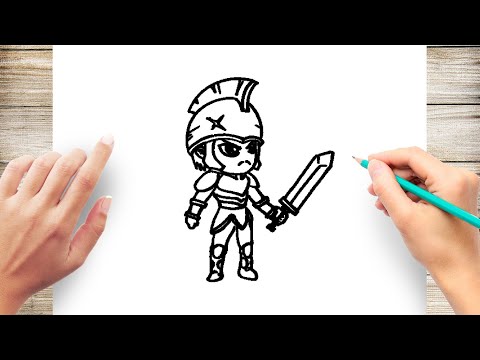 How to Draw Knight - YouTube