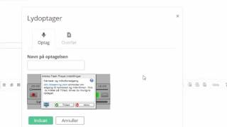 Recording sound on ItsLearning