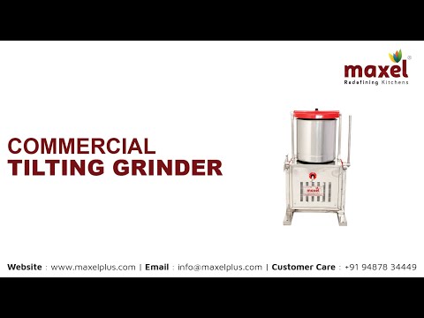 LEP985 Commercial Tilting Wet Grinder - 7 Lt. - 1 HP - 3 Phase