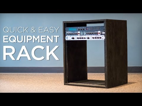 How to Build a Quick and Easy Equipment Rack