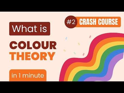 What is Colour Theory in 1 Minute | In English | Crash Course - #2