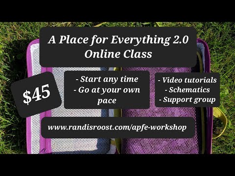 APFE Workshop - Tour of the Bag