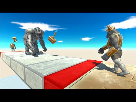 Double Ghor Hammer flank attack - Animal Revolt Battle Simulator