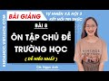 Tự nhiên xã hội lớp 3 Bài 8: Ôn tập chủ đề Trường học