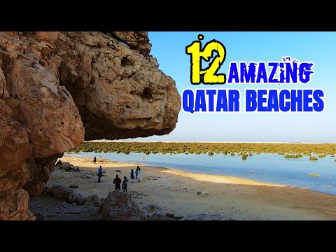 12 Best Qatar Beaches...  Fuwairit, Al Thakira, Sealine, Zekrit, Purple Island, Umm Bab...