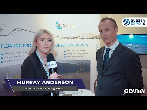 SUBSEA EXPO 2019 - OGV interview Murray Anderson from Crondall Energy Subsea