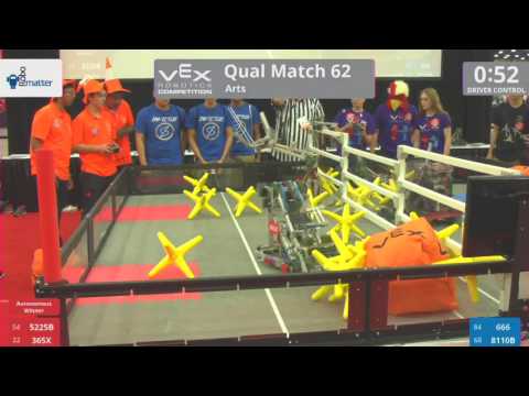 2017 VRC Arts Q62 - 5225B 365X vs 666 8110B - 32 to 13