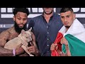 MONTANA LOVE'S ADORABLE FRENCH BULLDOG STEALS SHOW AT WEIGH IN WITH CARLOS DIAZ