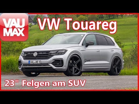 VW Touareg als Dopingfall – 23 Zoll Felgen am 2019er R-Line SUV by VAU-MAX.tv