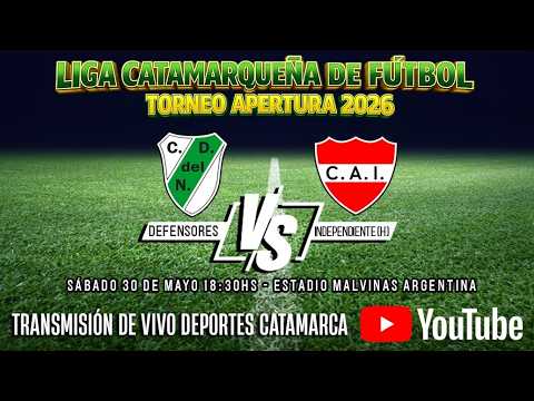 LIGA CATAMARQUEÑA: Defensores del Norte vs Independiente de Huillapima (Apertura 2026 - fecha 8)