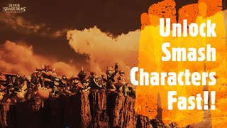 Unlock all characters in super smash brothers ultimate FAST