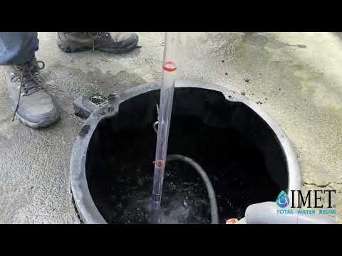Vault Toilet Sludge Judge Test One Year after IMET Vault Module