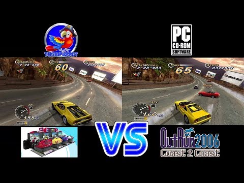 Outrun 2 SPDX Vs PC Outrun 2006 C2C (SP Route E - C2C Bonus Car)