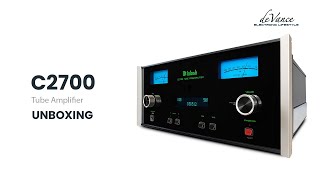 Video thumbnail for McIntosh C2700 unboxing by DeVance Electronic Lifestyle