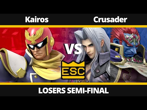 ESC 30 Losers Semi-Final - Kairos (Captain Falcon) Vs. Crusader (Ganondorf, Sephiroth) - SSBU Local