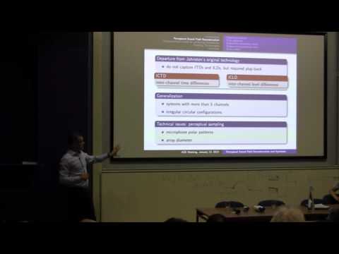 Perceptual Sound Field Reconstruction and Coherent Synthesis