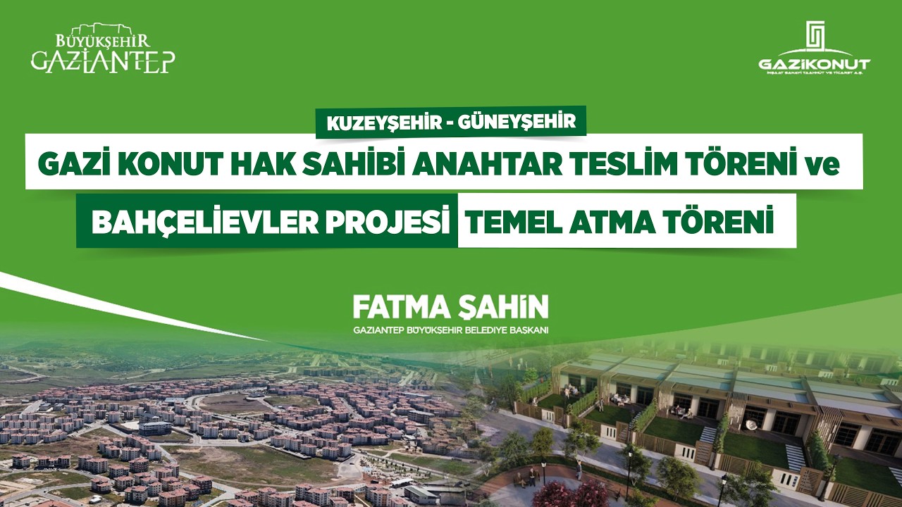 Bahçelievler temel atma töreni...