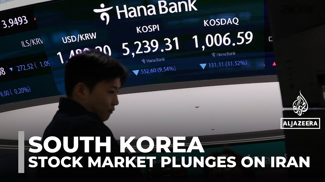 South Korea’s stock market plunges on Iran: Asian shares tumble as oil rises