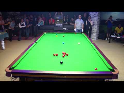 Stephen Lee Exhibition 2014 - Stephen Lee ( Break 116 ) vs Moh Loon Hong at Niche Snooker Academy