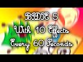 BFDIE 5 With 10 Effects Every 60 Seconds