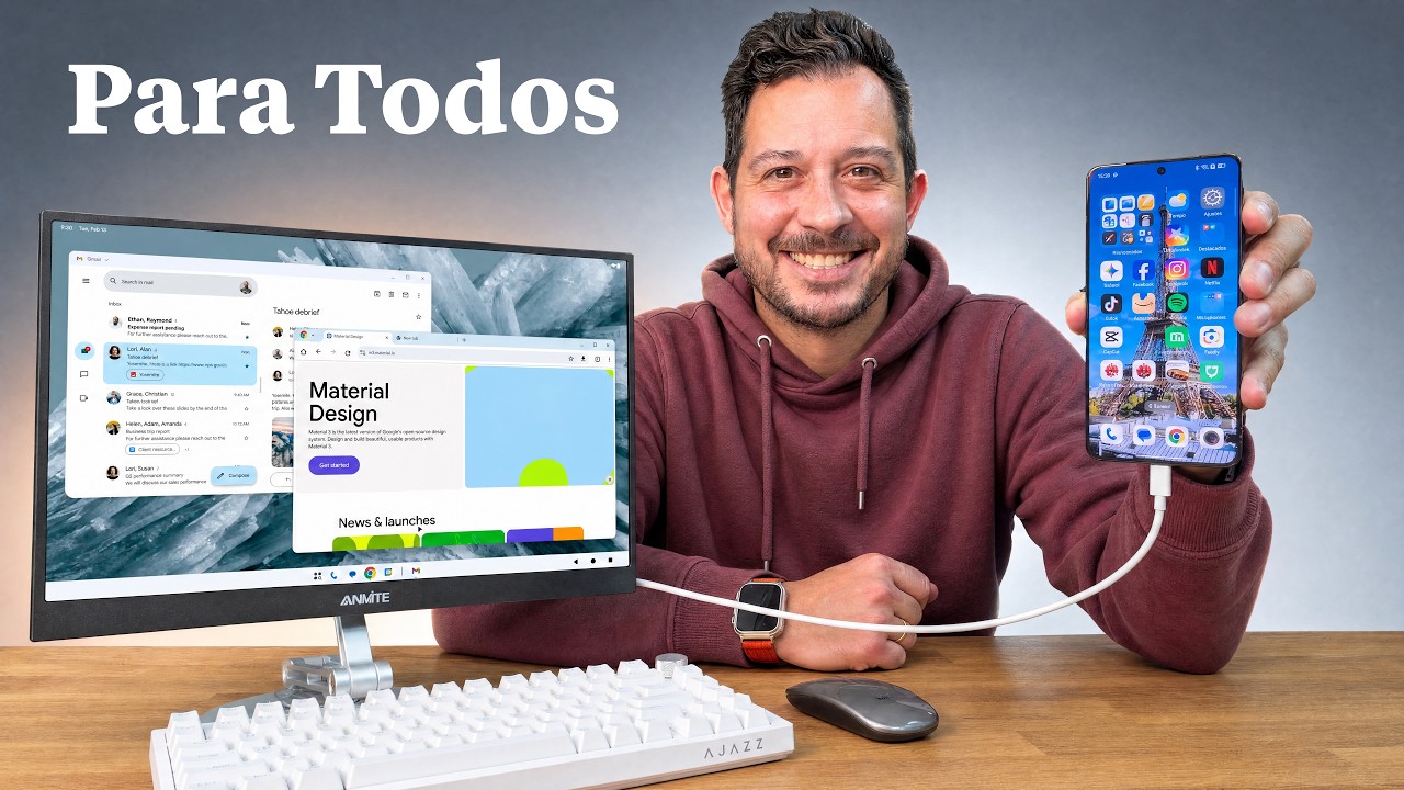 Convertir tu MÓVIL Android en un PC de ESCRITORIO 🖥️