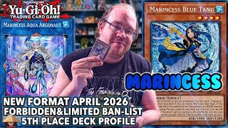 Yugioh, New Format April 2026, local's 5th place Deck Profile-Mariness-Aaron r.