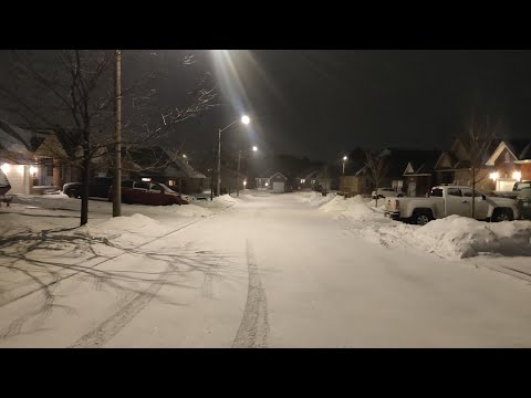 Snowy Lindsay Ontario