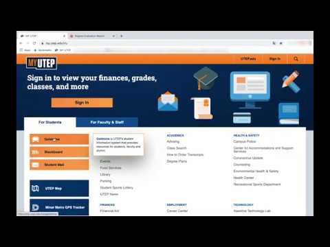 Registration Office Utep