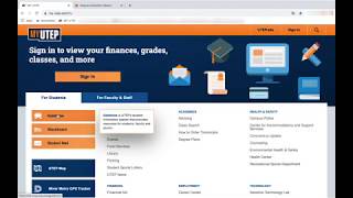 UTEP College of Business Administration - How to Register for a Course 2020