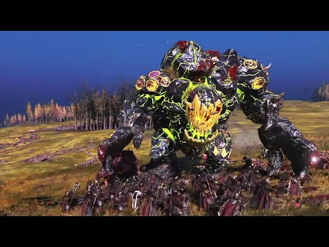 Vampire Counts vs Greenskins - Land Battle - Total War WARHAMMER 3 Cinematic Battle