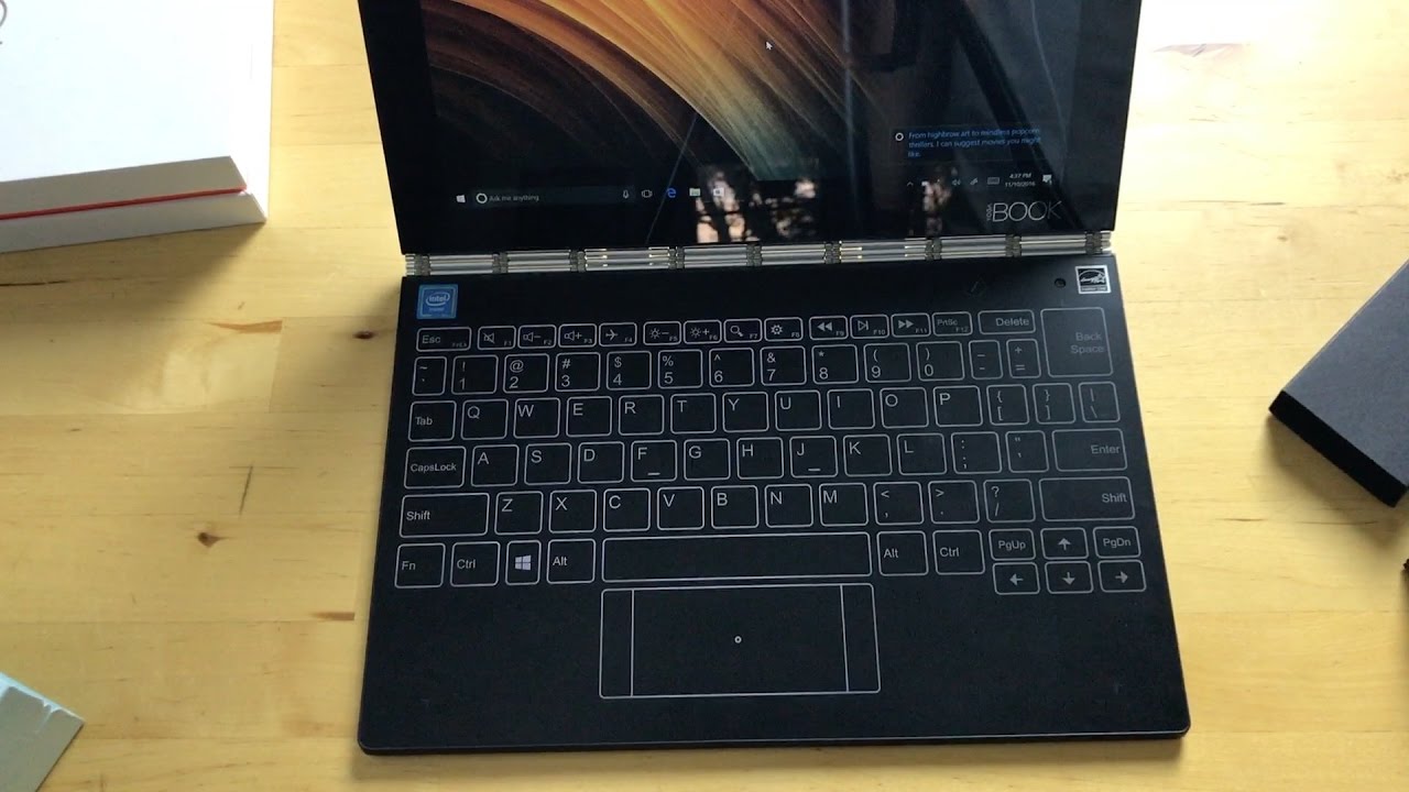 Lenovo Yoga Book with Windows 10 unboxing and first impressions
