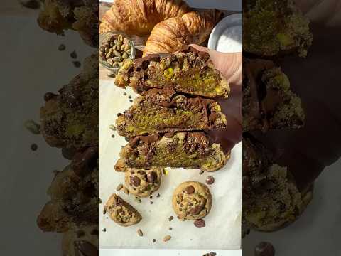 📣 you can make bakery style pistachio cream chocolate chip cookies at home. Just sayin.