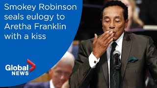 Aretha Franklin funeral: Smokey Robinson FULL eulogy