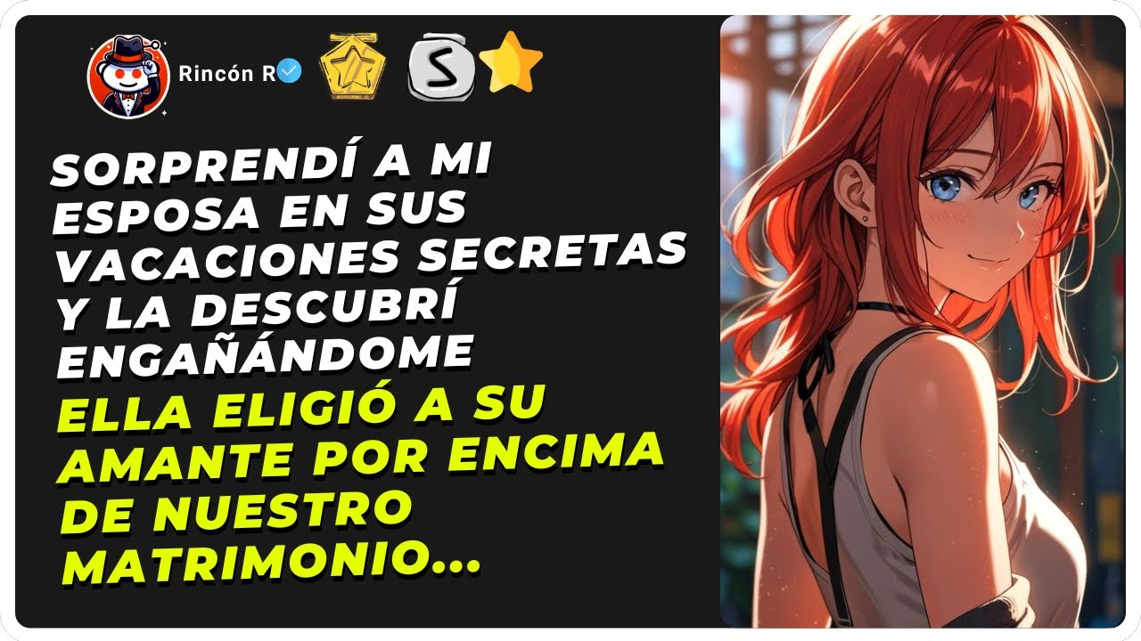 Sorprendí a mi esposa en sus vacaciones secretas y la descubrí engañándome...