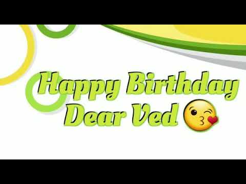 happy Birthday Master Ved joshi ...
